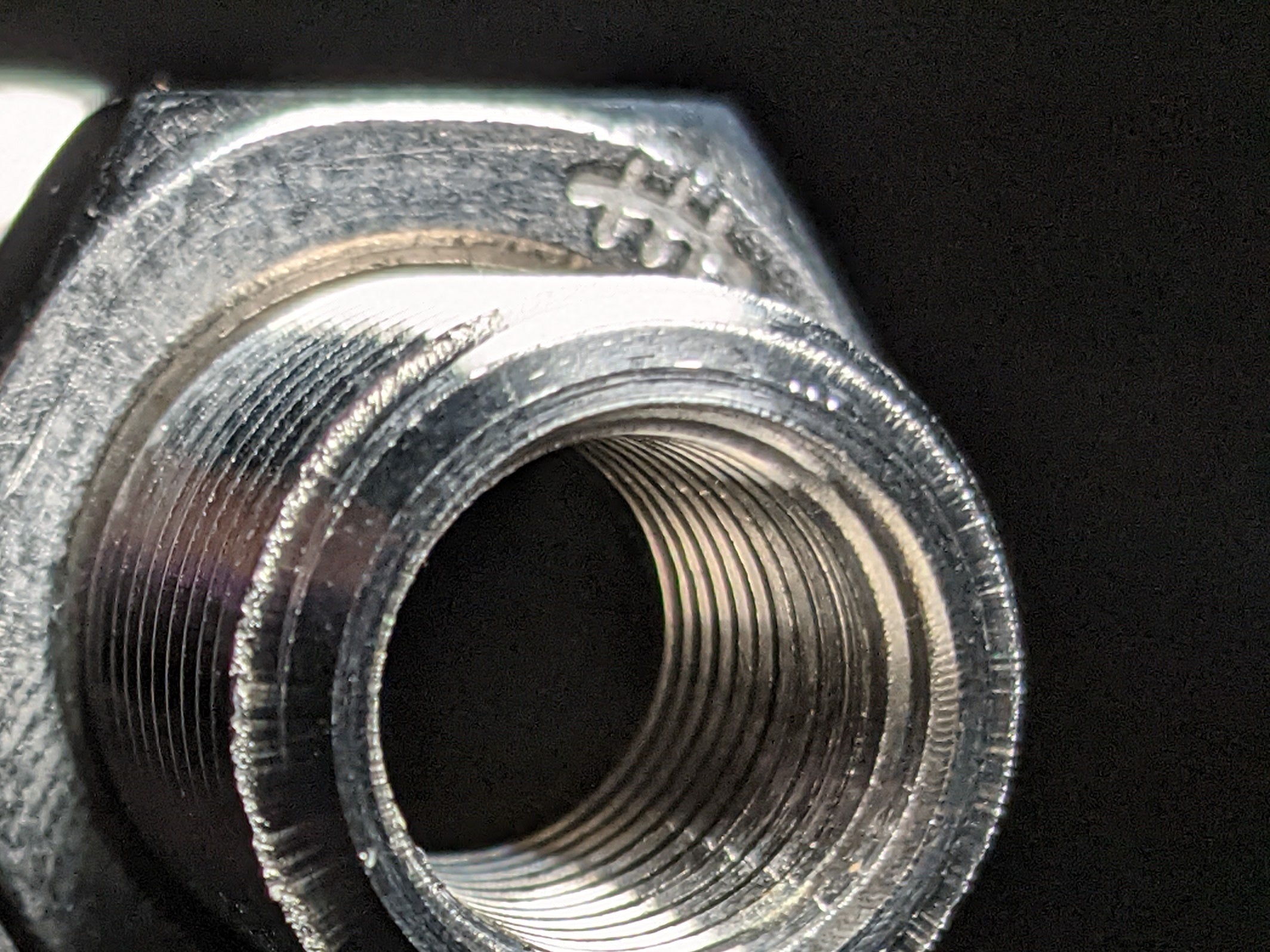 Marine Machine Thru Hull Fitting 3/8 FIP  to No 8 Flare