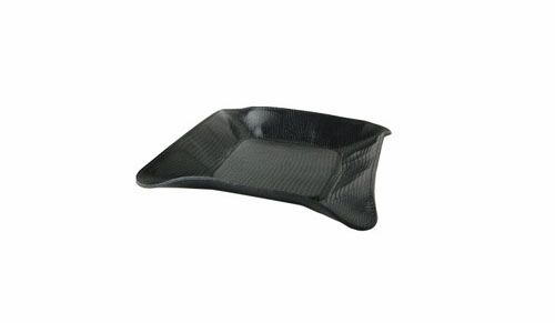 Brizard and Co. The "Valet" Leather Tray - Lizard Pattern Black