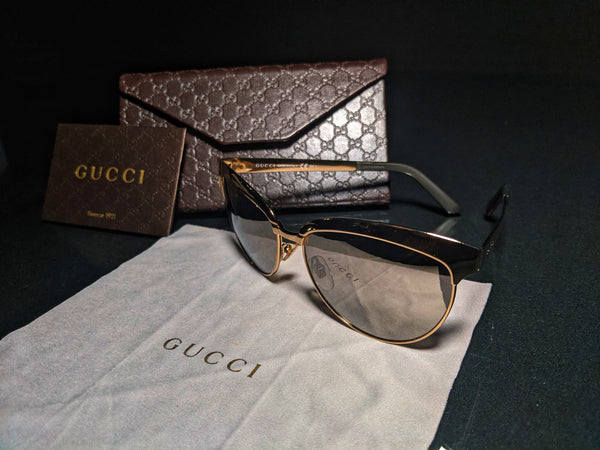 Gucci Ladies Gold Sunglasses