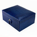Brizard and co. The "Airflow" Cigar Humidor - Indigo Croco Pattern (30/40 Count)