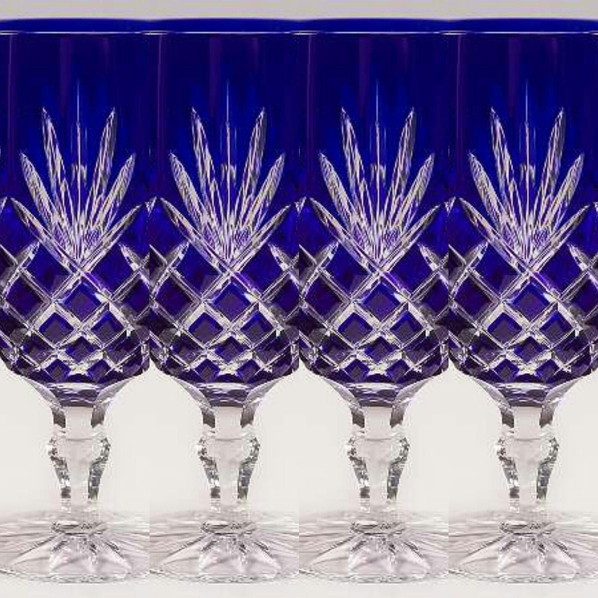 Faberge Odessa Cobalt Blue Glasses