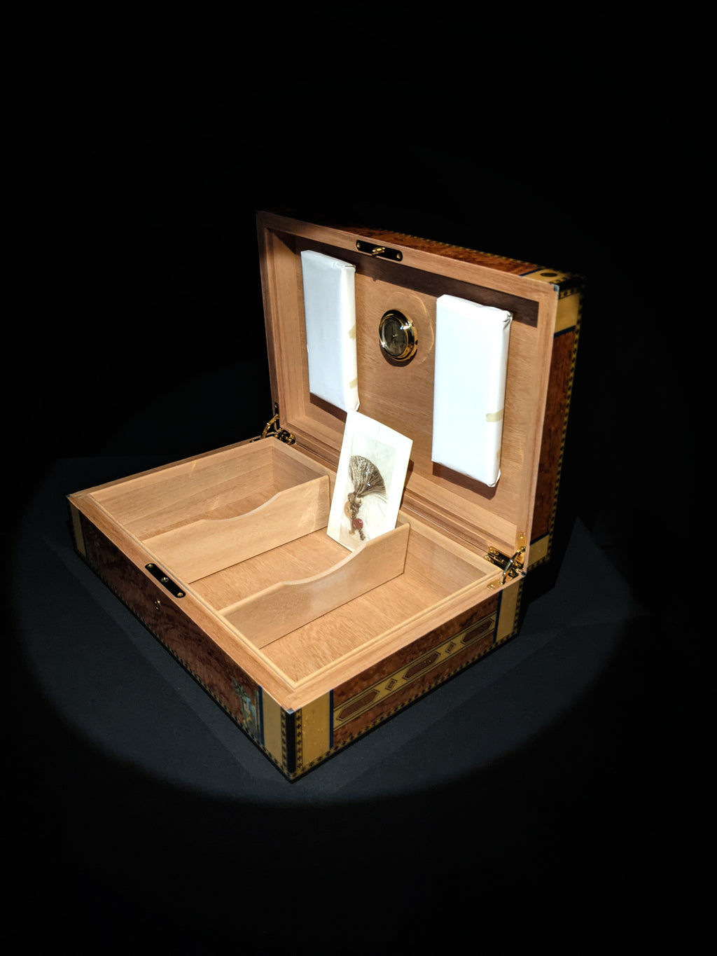 Elie Bleu Alba Bubinga Humidor 110 ct NIB