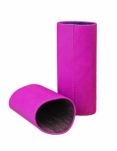 Brizard and Co. The Luxury Eyewear Stand - Fuschia Leather and Animal Print