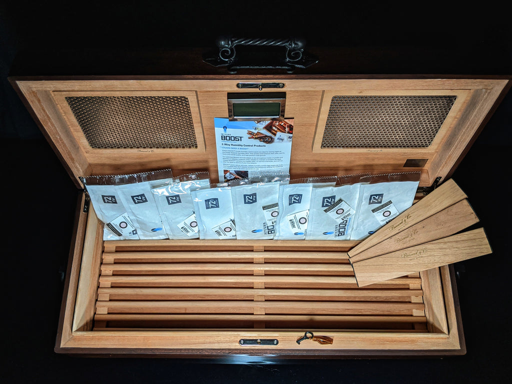 Brizard and Co. Mac Daddy Hacienda Humidor — 26.5" L x 11.5" W x 5.5" H, Made in USA