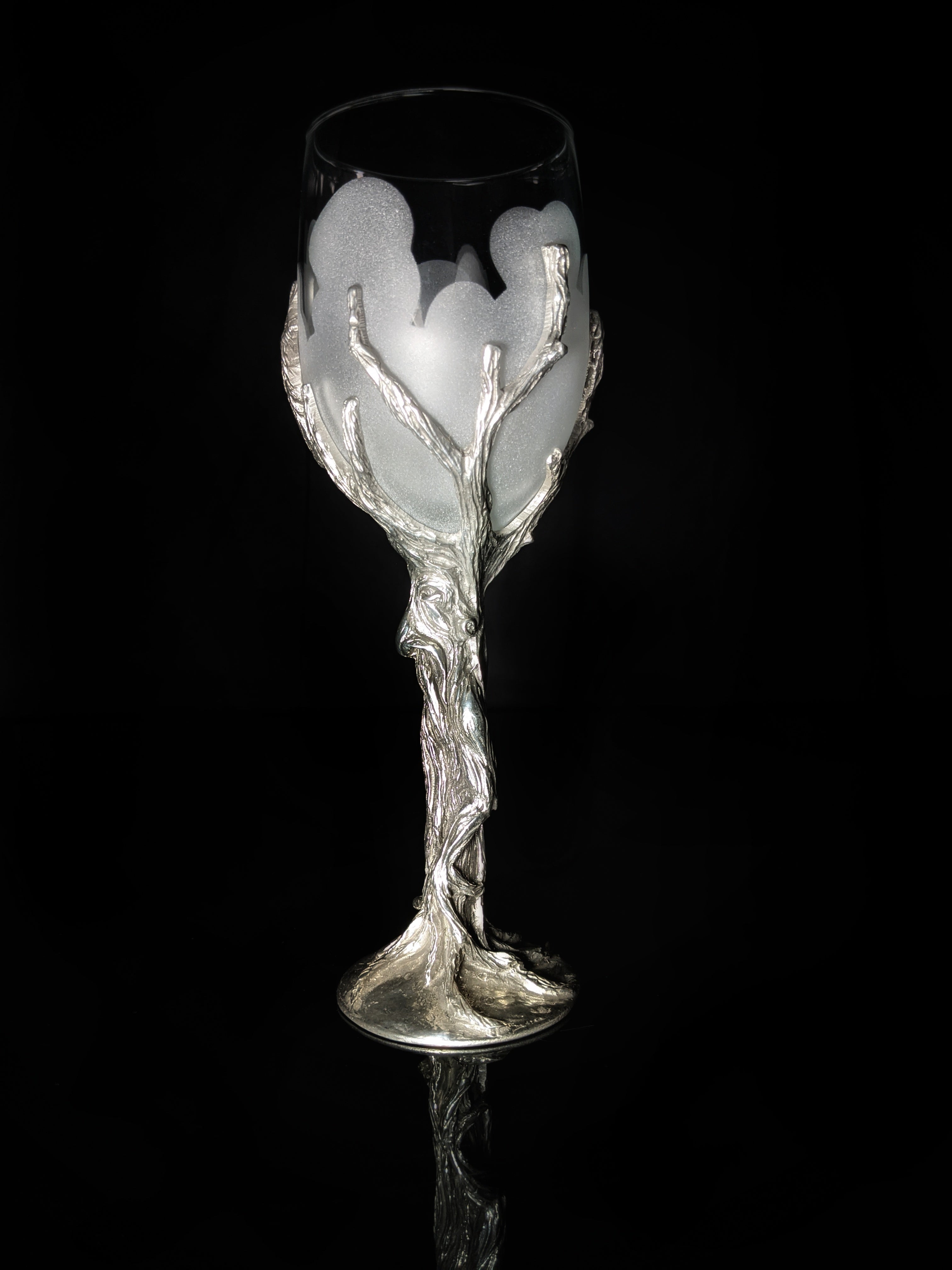 Royal Selangor Lord of Rings " Treebeard " Wine Glass