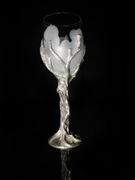 Royal Selangor Lord of Rings " Treebeard " Wine Glass