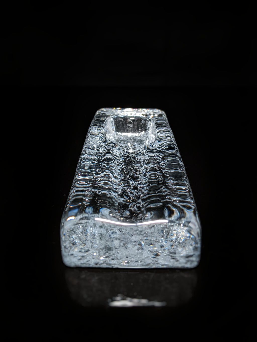 Heavy Glass Cigar Ashtray