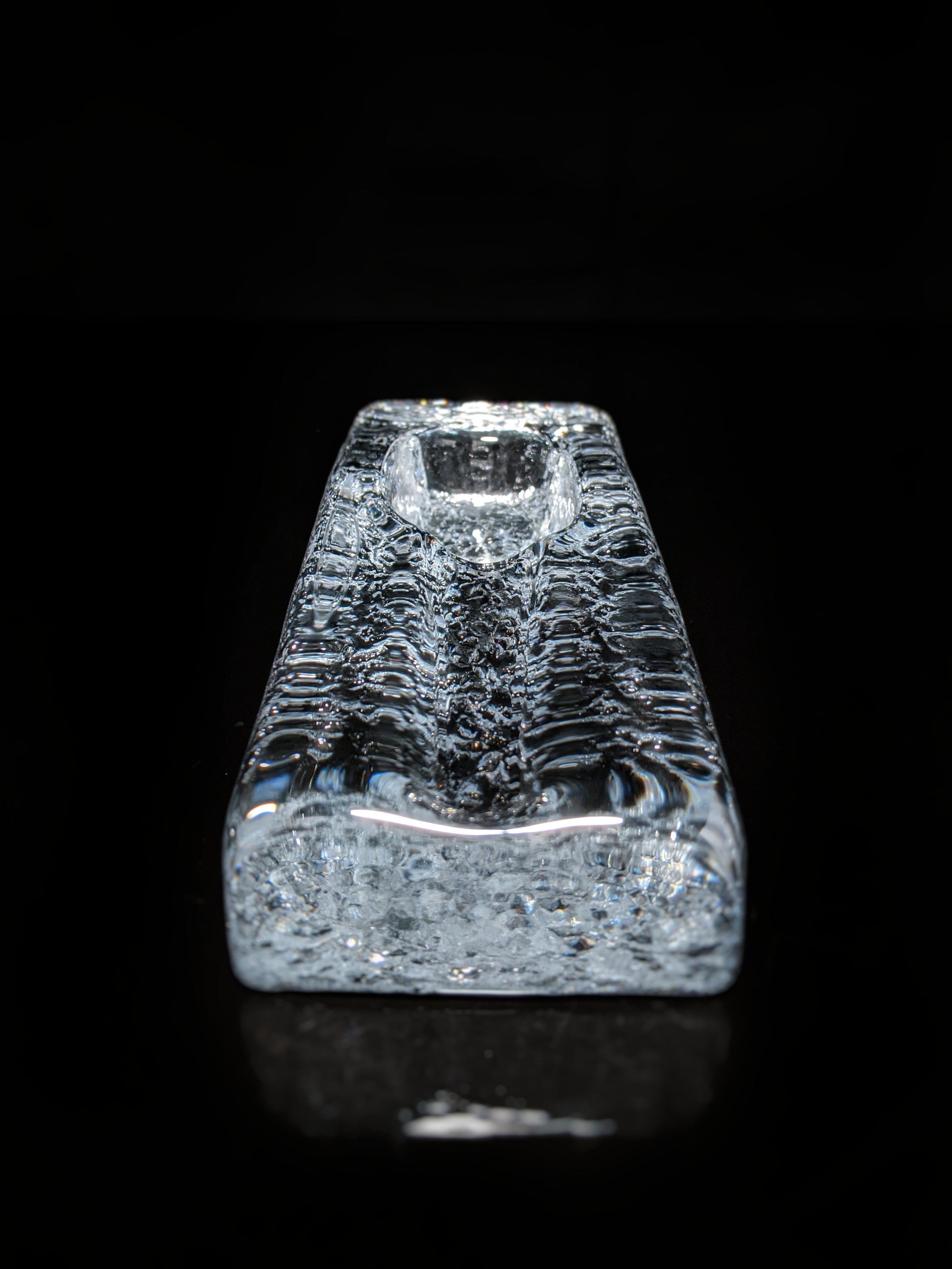 Heavy Glass Cigar Ashtray