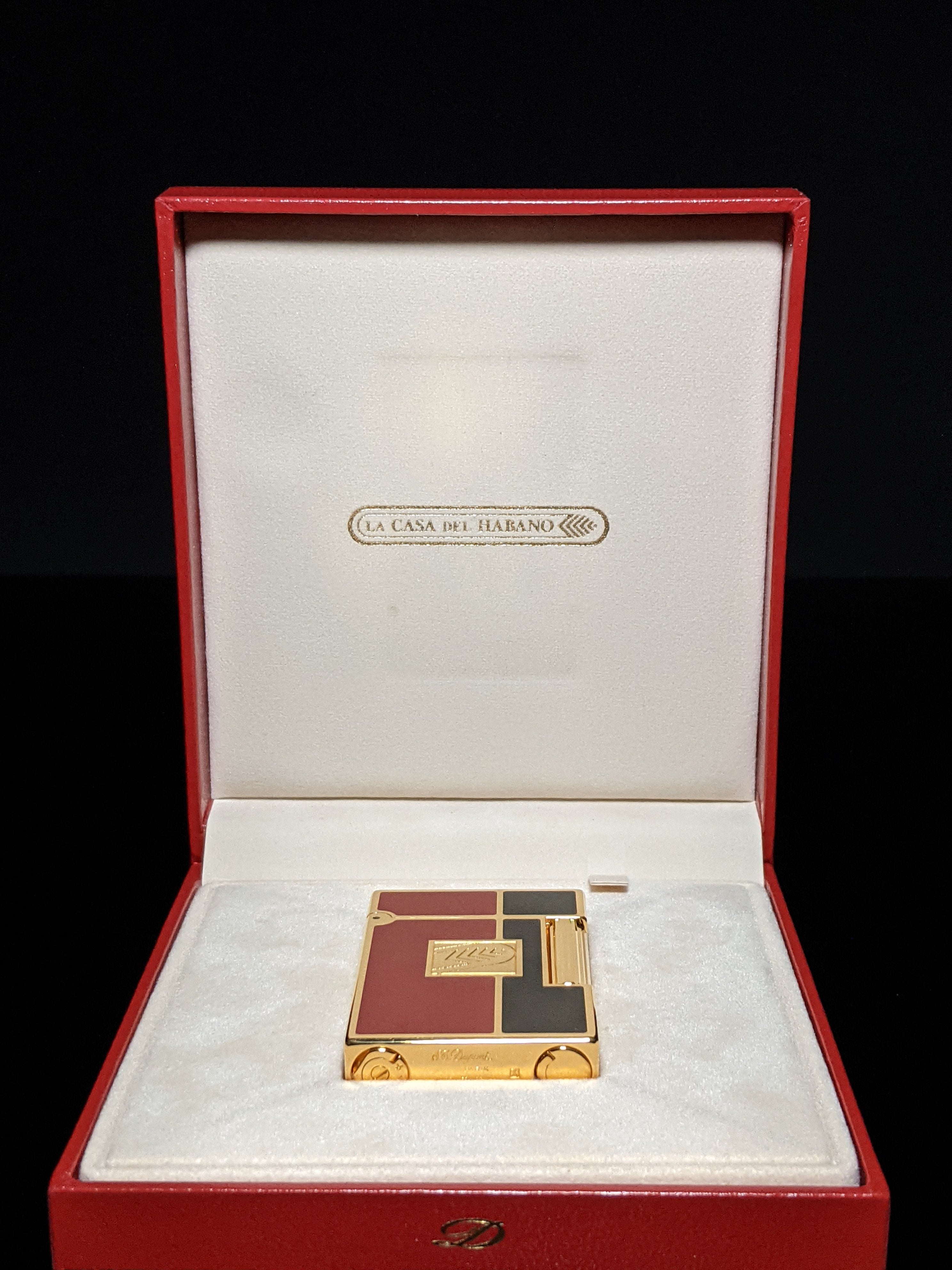 ST Dupont Casa Del Habanos  Collection L2 Lighter No Gas ( Empty )