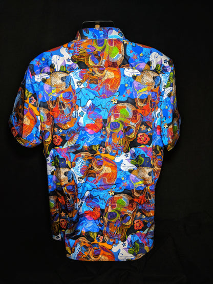 Robert Graham - Colorful Short Sleeve - Men's  3XL Button Down Classic Fit