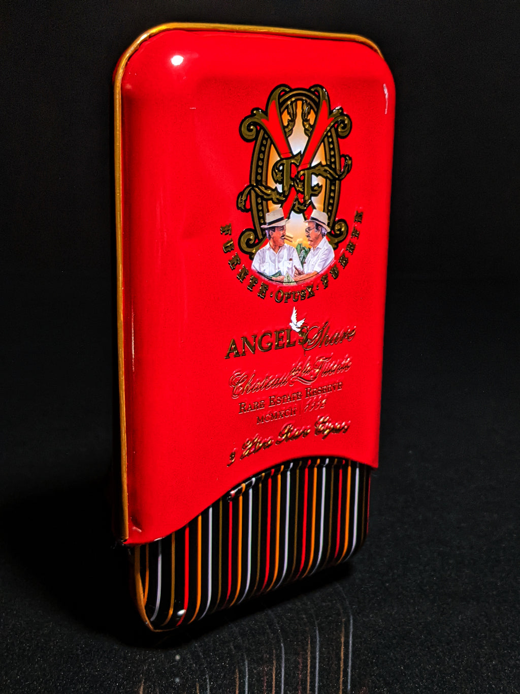 Angel Share Fuente Opus X Robusto Metal Empty Case
