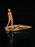 Mark Hopkins Golf Series "Trapshot" Bronze Sculpture
