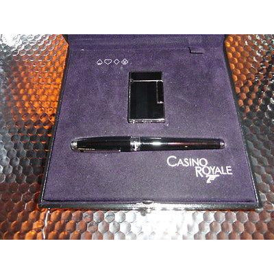 S.T.Dupont James Bond Casino Royale Collectors Set - L2 Lighter & FP Pre-owned