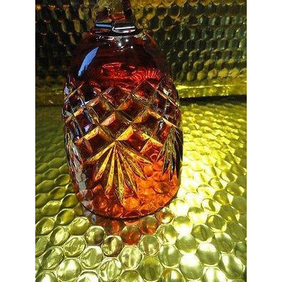 Faberge Odessa Cranberry Red Hock Crystal Wine Glass