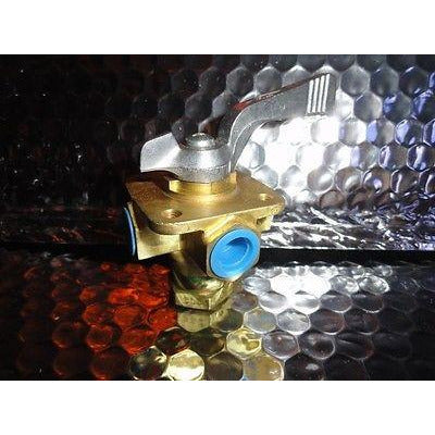 FUEL LINE TANK SHUT OFF SELECTOR 4  WAY VALVE 1/4" FEMALE BRASS by TELEDYNE USA