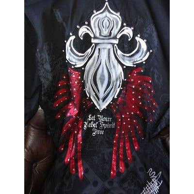Rebel Spirit Mens Causal Shirt   -Pre-Owned size Medium