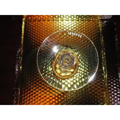 Faberge Xenia Yellow Goblet  Glass  new without the box