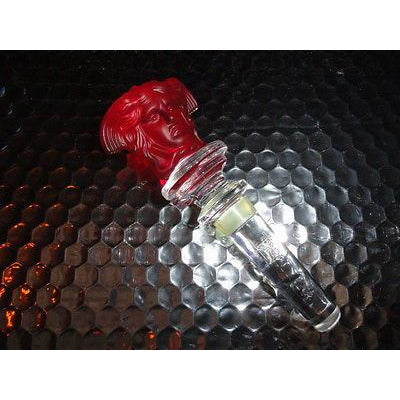 Versace Rosenthal Blue Medusa Head Austria 24% Lead Crystal  Bottle Stopper
