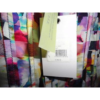 Robert Graham Multicolor Abstract Geometric Print Shirt — Medium