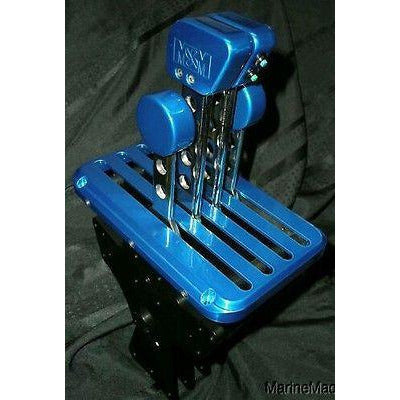 Throttles and shifters in White powder coated finish