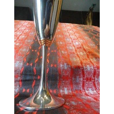 royal selangor champagne goblet pewter new in the original box