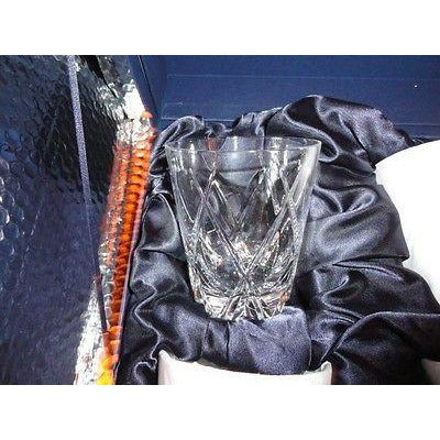 Faberge Atelier Crystal Old Fashion  Glasses set of 4 NIB