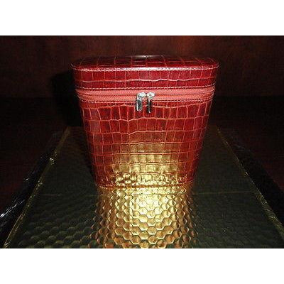 Andre Garcia 12 count Croc Brown Case zippered