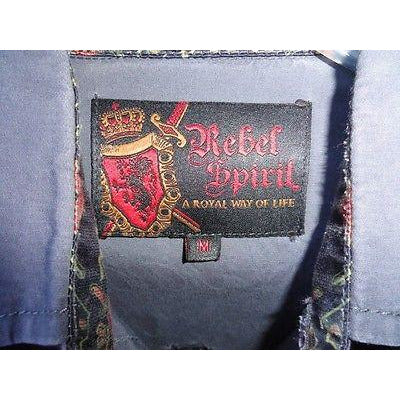 Rebel Spirit Mens Causal Shirt   -Pre-Owned size Medium