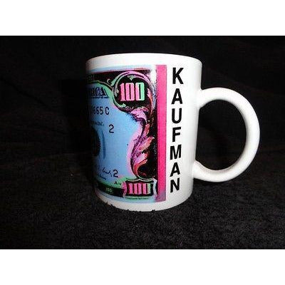 coffee mug signed by  Steve Kaufman A Mug for All Seasons