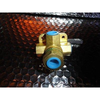 FUEL LINE TANK SHUT OFF SELECTOR 4  WAY VALVE 1/4" FEMALE BRASS by TELEDYNE USA