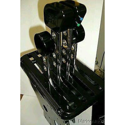 Throttles and shifters in White powder coated finish