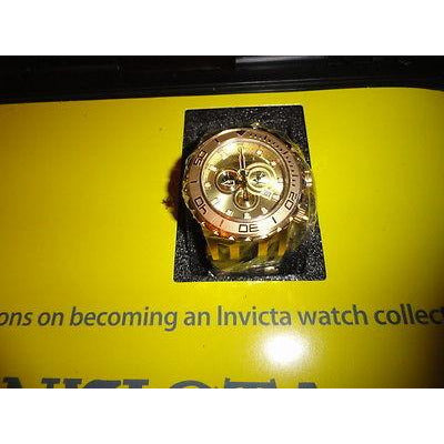 Invicta Reserve Men's Subaqua  Swiss Quartz SAS Gold Tone  Model 6905 with case