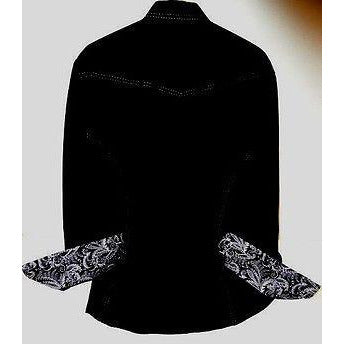 Envy Collection  mens Large slim fit Black casual designer shirt