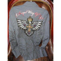 Rebel Spirit Mens Causal Shirt   -Pre-Owned size Medium