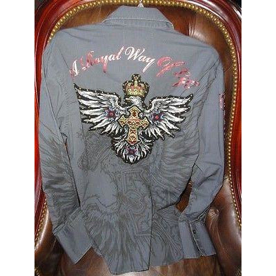 Rebel Spirit Mens Causal Shirt   -Pre-Owned size Medium