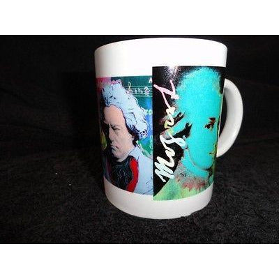coffee mug signed by  Steve Kaufman A Mug for All Seasons