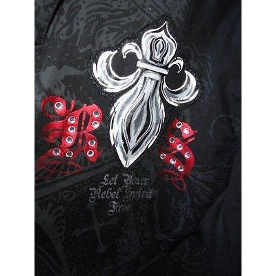 Rebel Spirit Mens Causal Shirt   -Pre-Owned size Medium