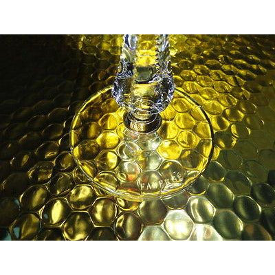 Faberge Odessa Cranberry Red Hock Crystal Wine Glass