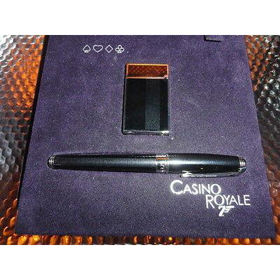 S.T.Dupont James Bond Casino Royale Collectors Set - L2 Lighter & FP Pre-owned