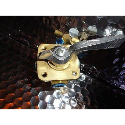 FUEL LINE TANK SHUT OFF SELECTOR 4  WAY VALVE 1/4" FEMALE BRASS by TELEDYNE USA