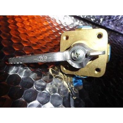 FUEL LINE TANK SHUT OFF SELECTOR 4  WAY VALVE 1/4" FEMALE BRASS by TELEDYNE USA
