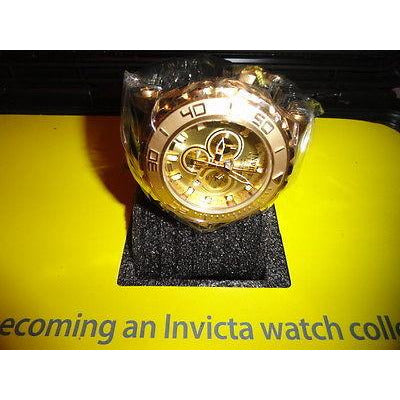 Invicta Reserve Men's Subaqua  Swiss Quartz SAS Gold Tone  Model 6905 with case