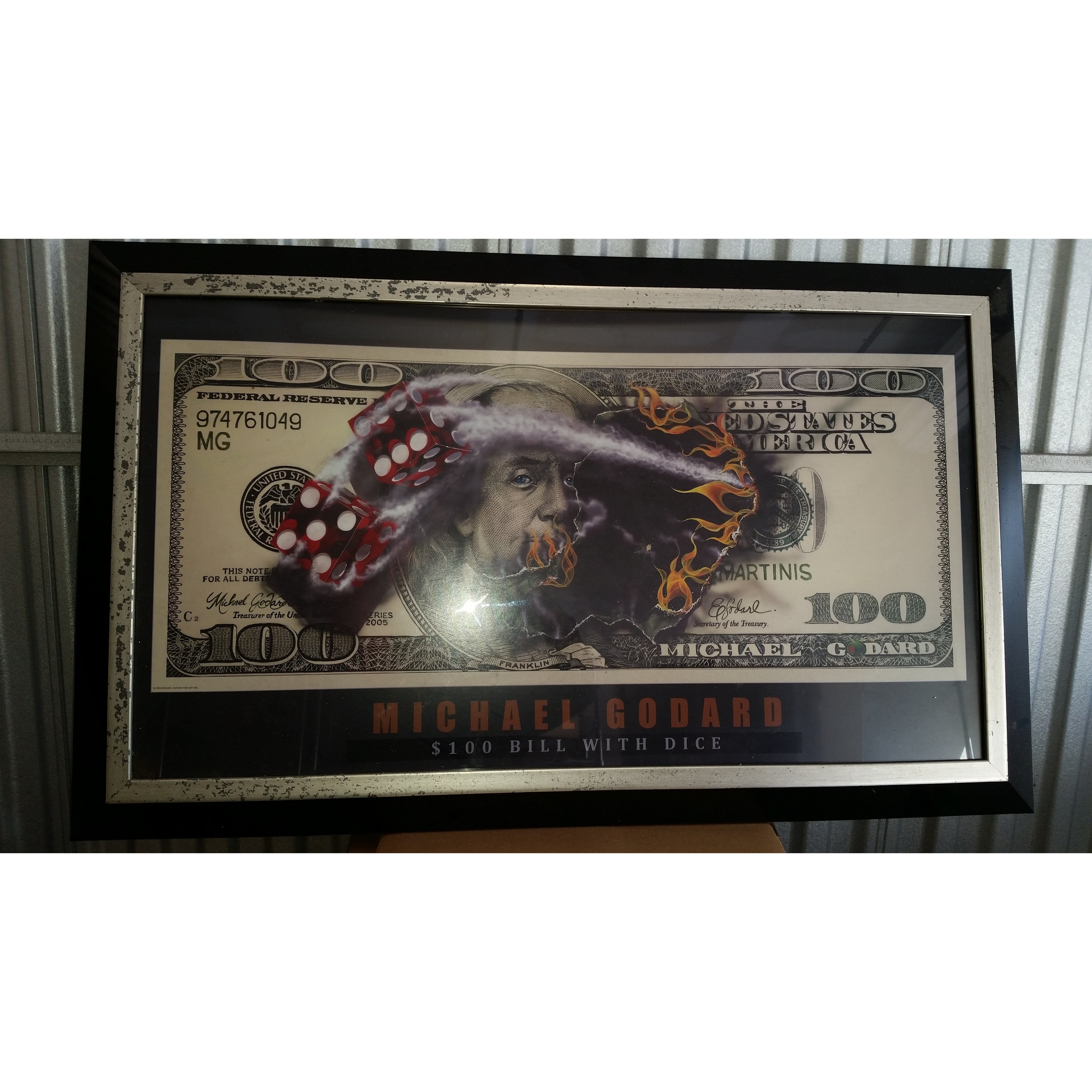 Millionaire print framed