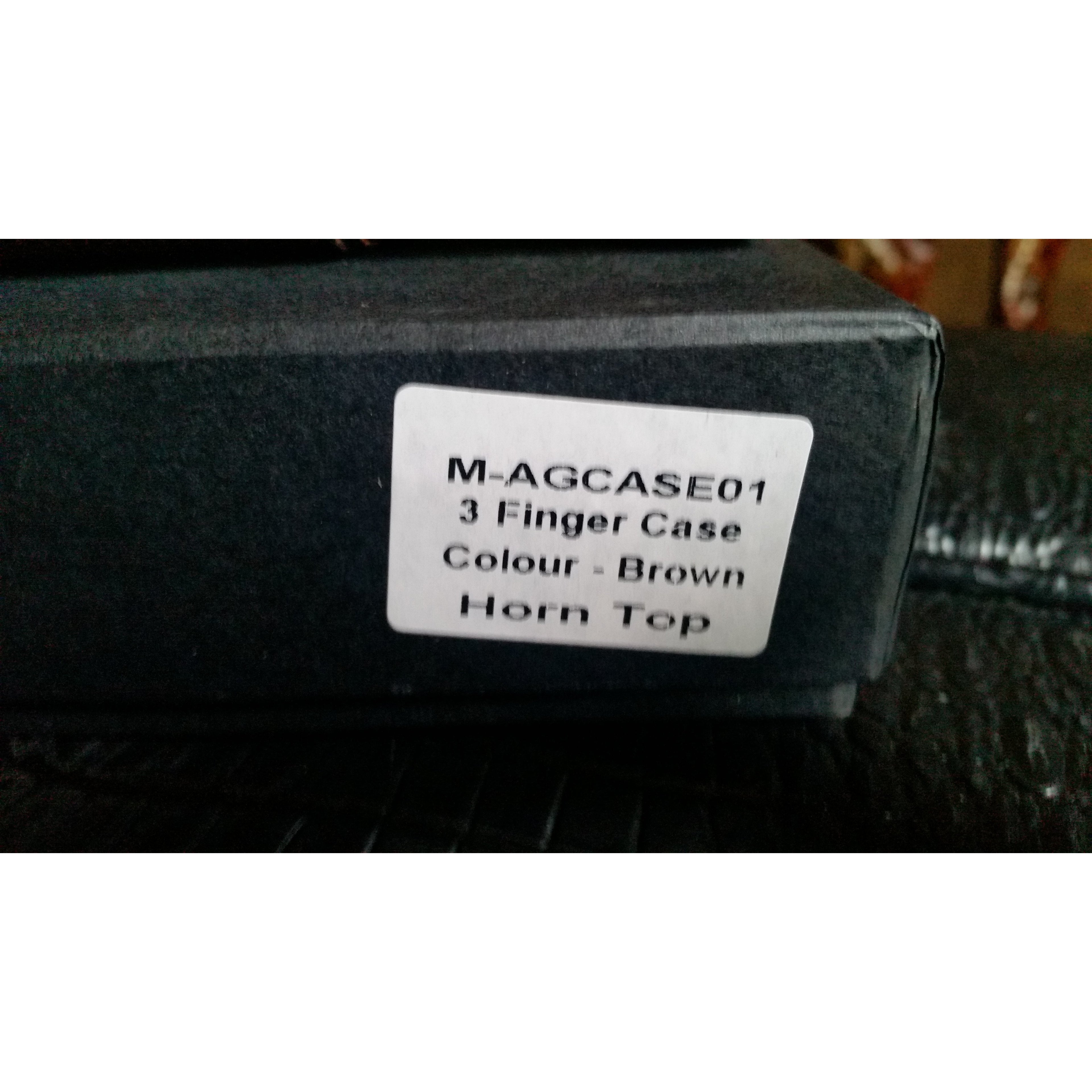 Andre Garcia Brown Horn Top Case