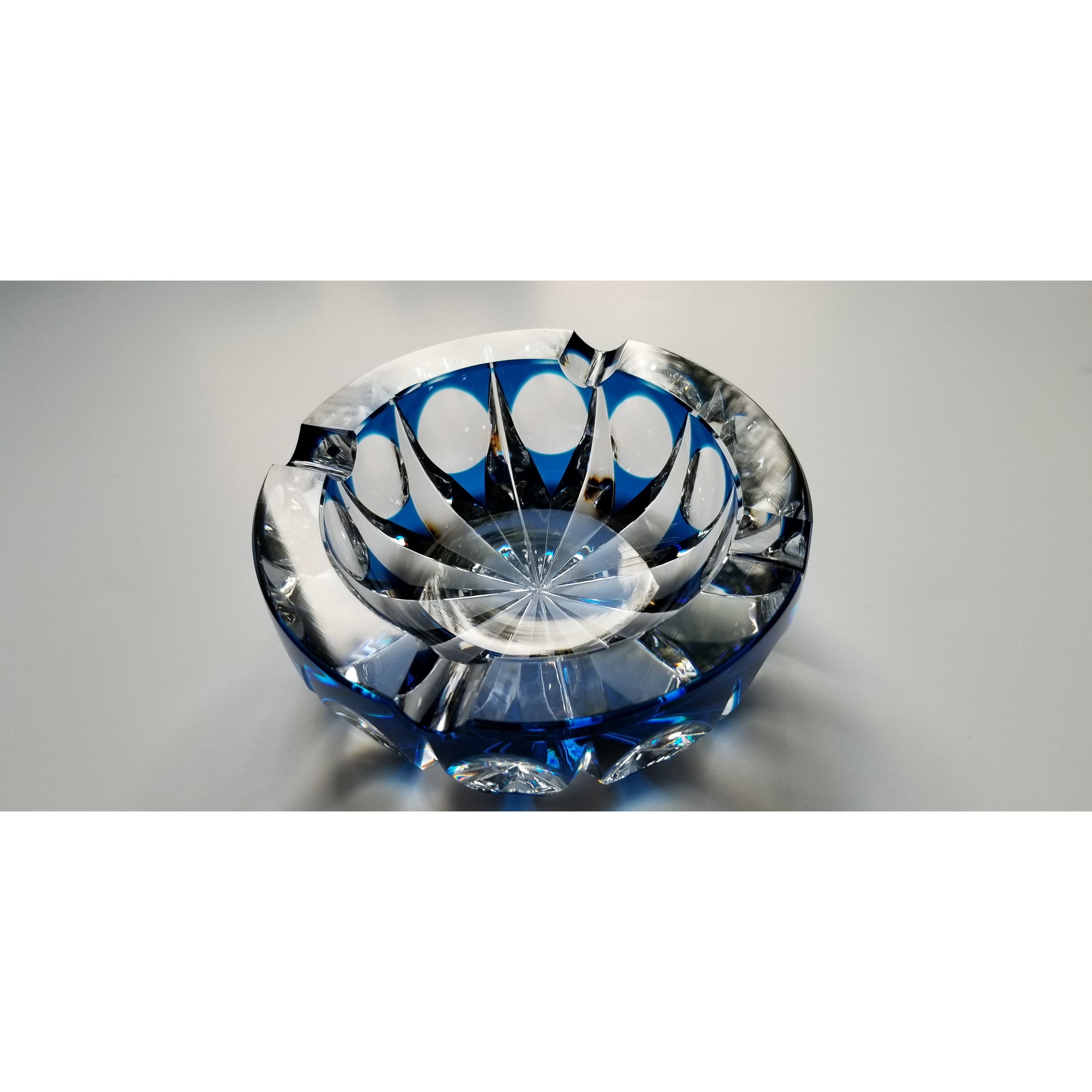 Saint louis crystal ashtray