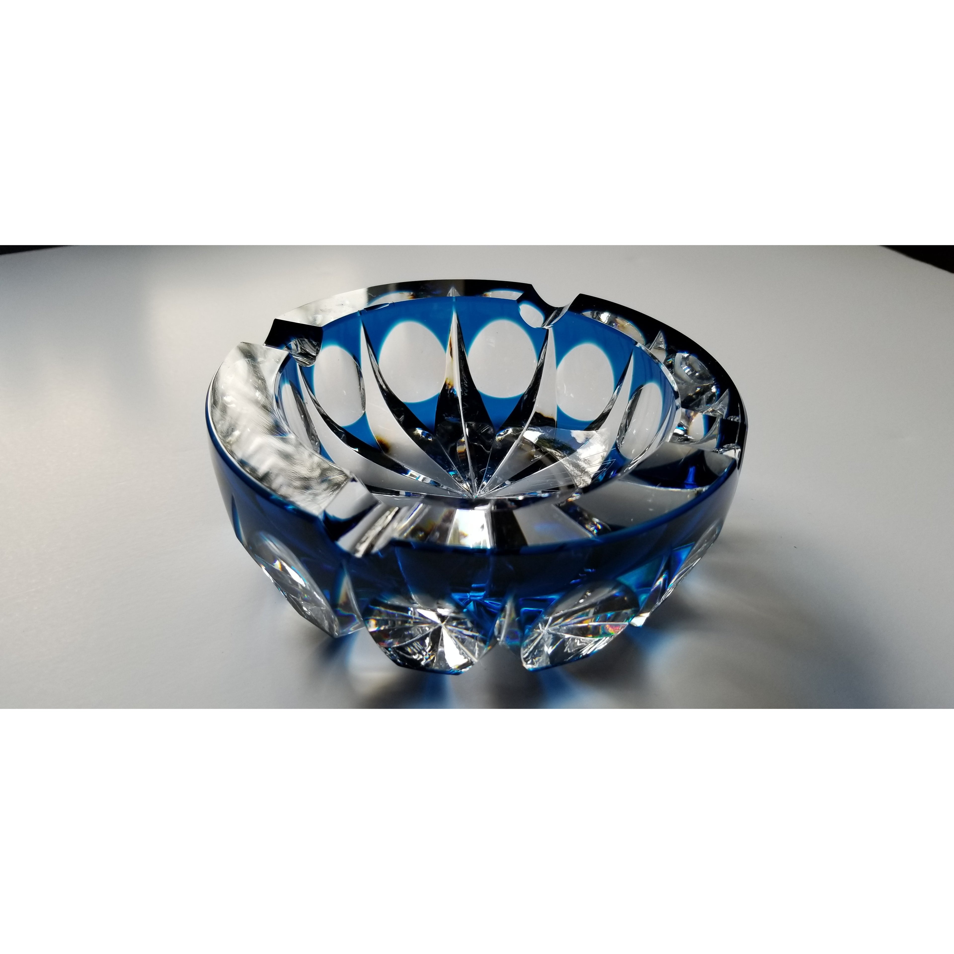 Saint louis crystal ashtray