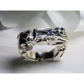 Custom designed "Rock" Solid Silver Ring