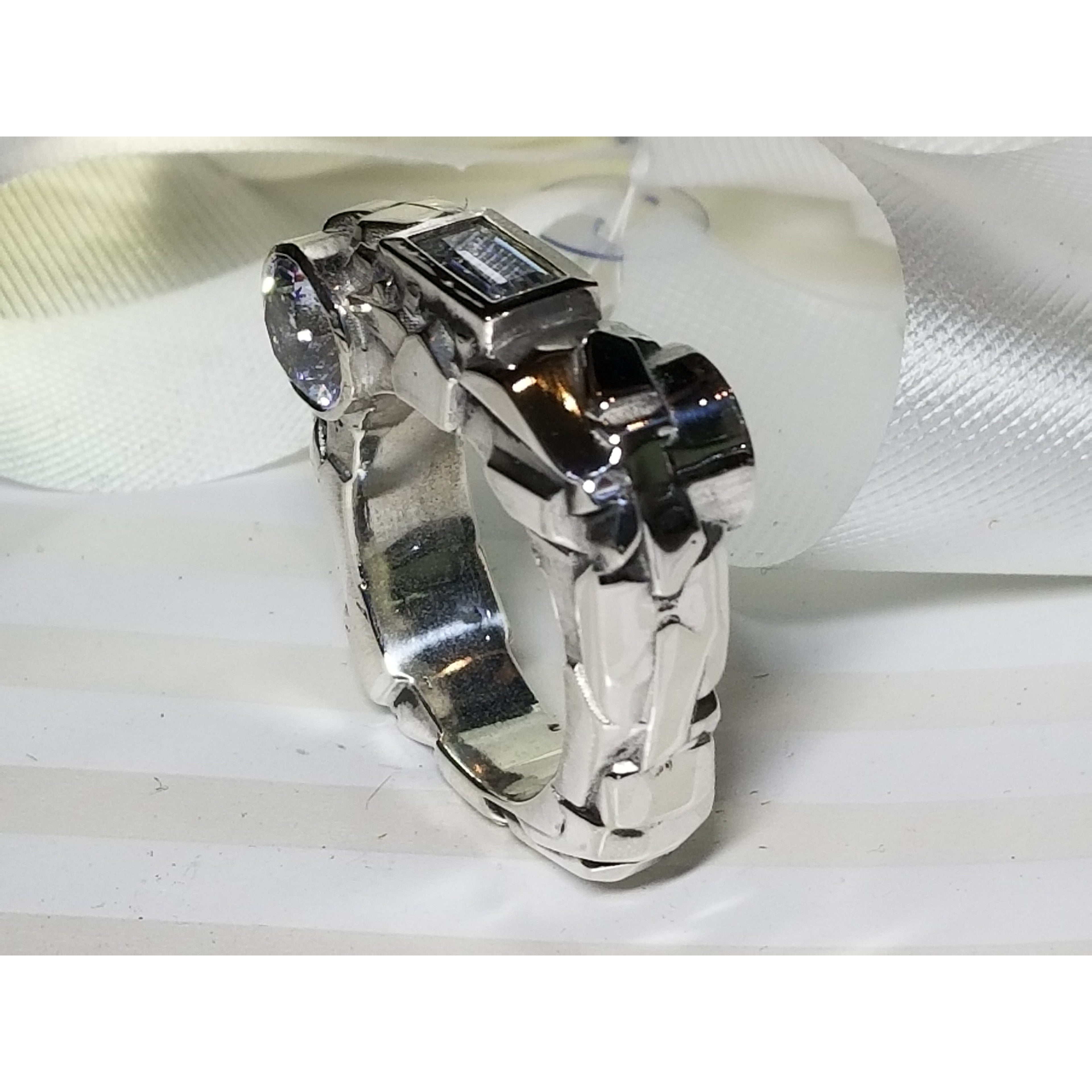 Custom designed "Rock" Solid Silver Ring