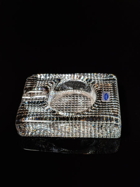 Comoy's of London Glass Cigar Ashtray made in Italy