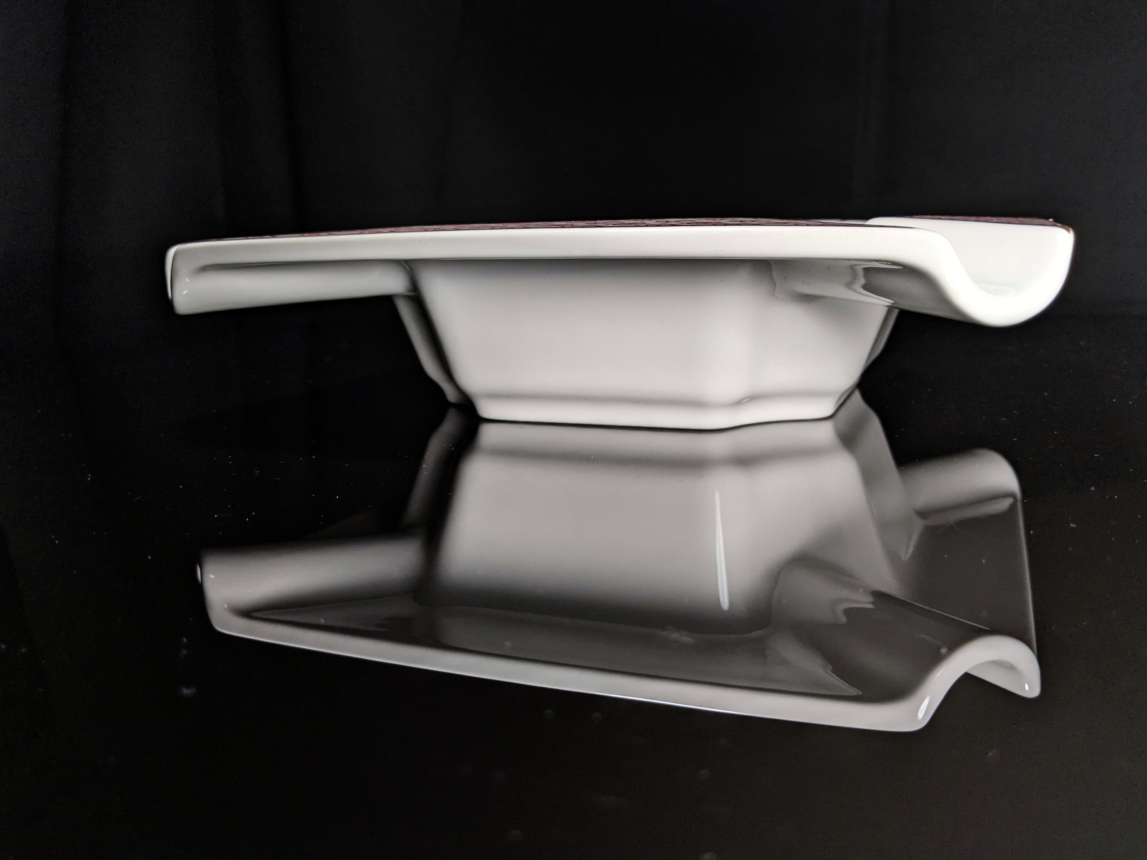 Large Ceramic Cigar Ashtray 9" Square
